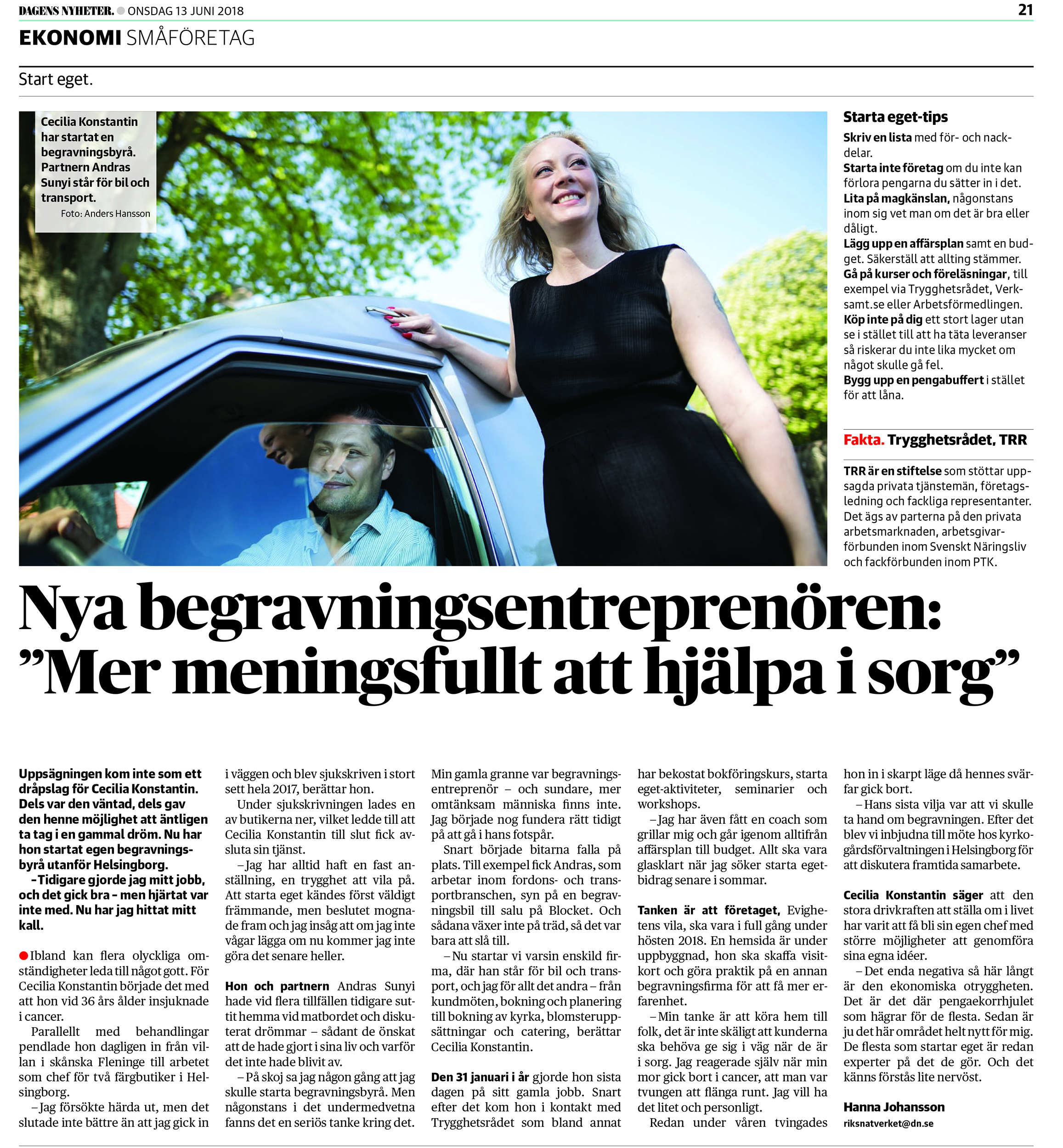 Evighetens Vila Begravningsbyrå Dagens Nyheter