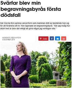 Evighetens Vila Begravningsbyrå Press