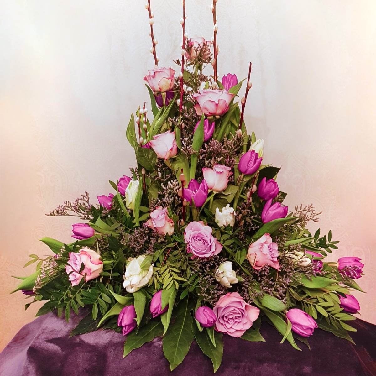 Evighetens Vila Begravningsbyrå Stående Blomsterarrangemang