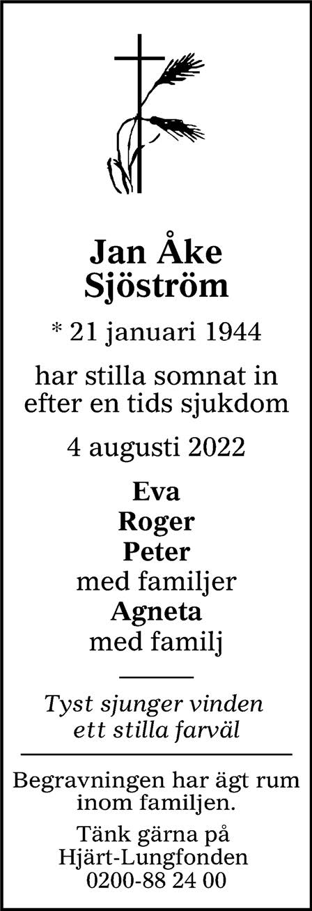 Jan Åke Sjöström Åstorp