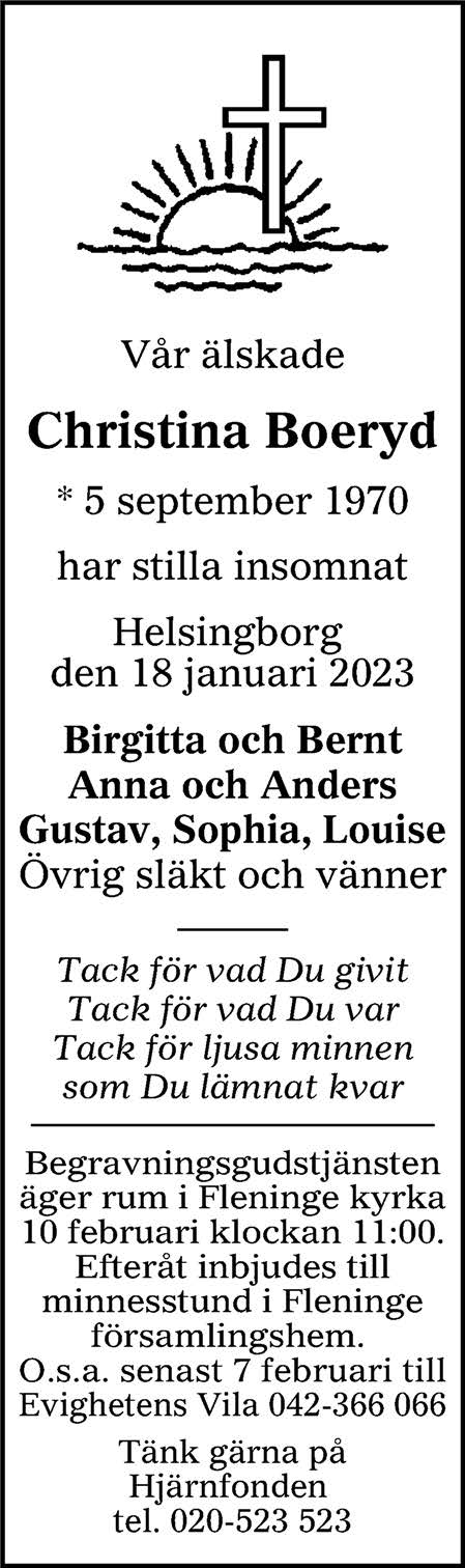 Christina Boeryd Helsingborg