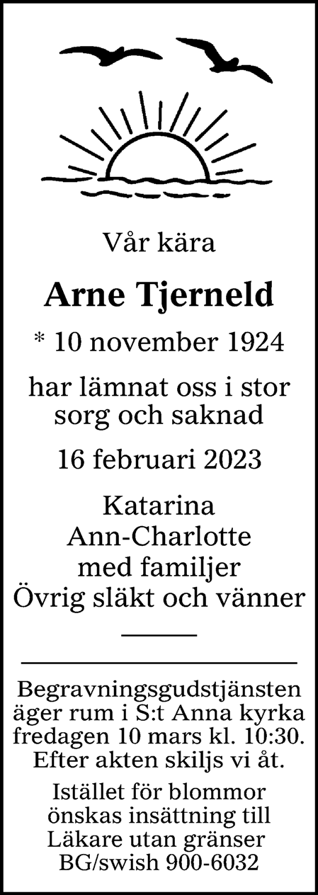 Arne Tjerneld Helsingborg