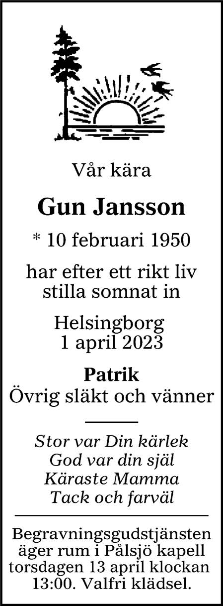 Gun Jansson Helsingborg
