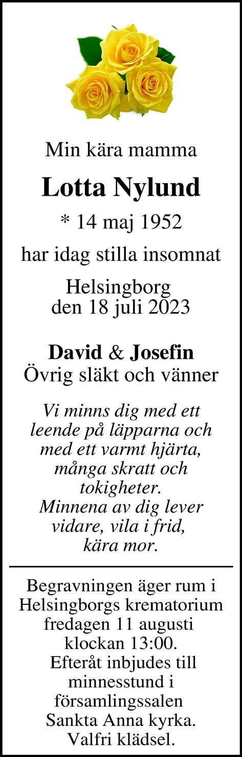 Lotta Nylund Helsingborg