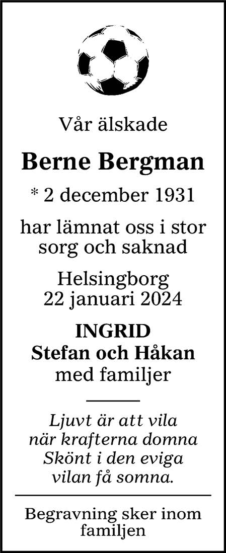 Berne Bergman Helsingborg