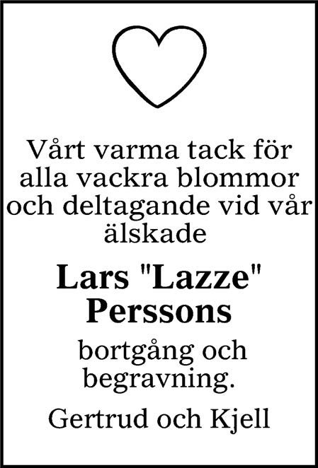 Lars ”Lazze” Persson Helsingborg