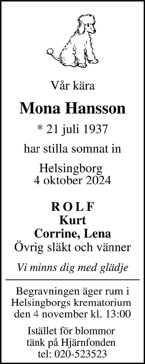 Mona Hansson Helsingborg