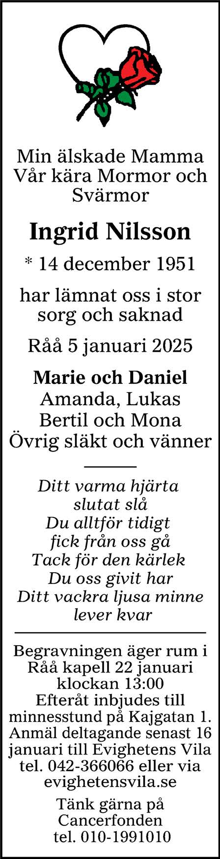 Ingrid Nilsson Råå