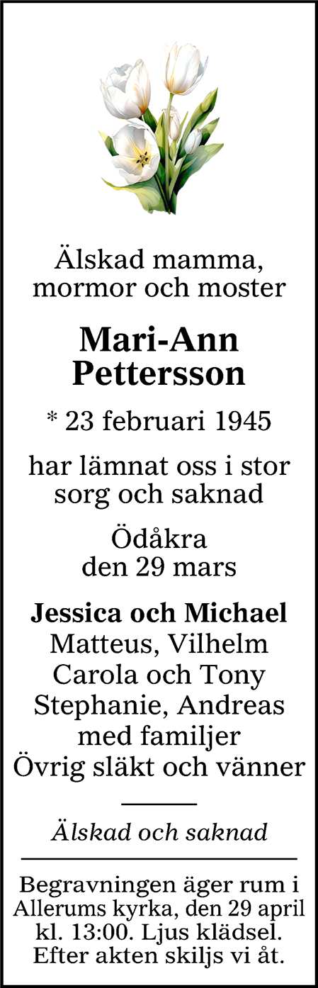 Mari-Ann Pettersson Ödåkra