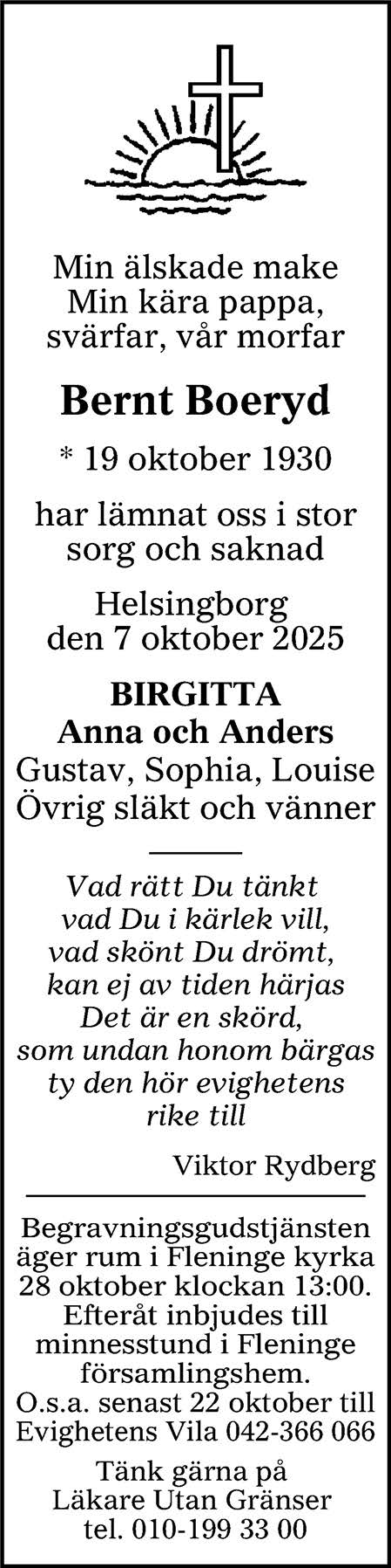 Bernt Boeryd Helsingborg