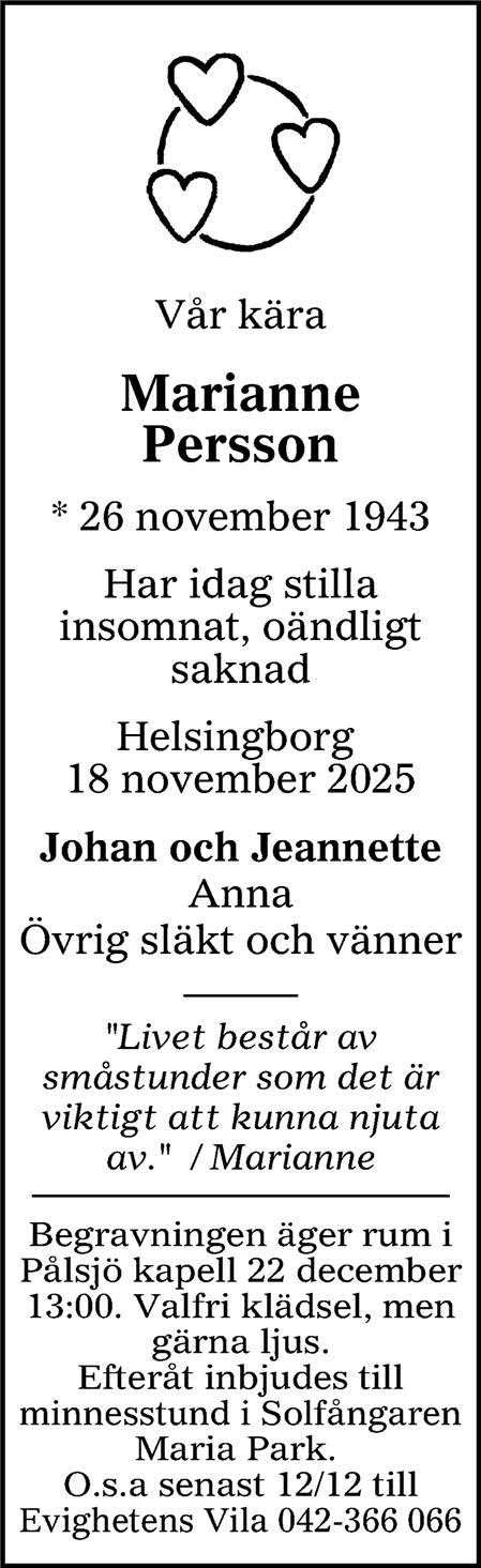 Marianne Persson Helsingborg