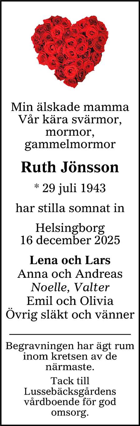 Ruth Jönsson Helsingborg