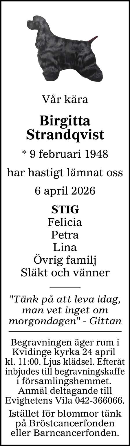 Birgitta Strandqvist Kärreberga