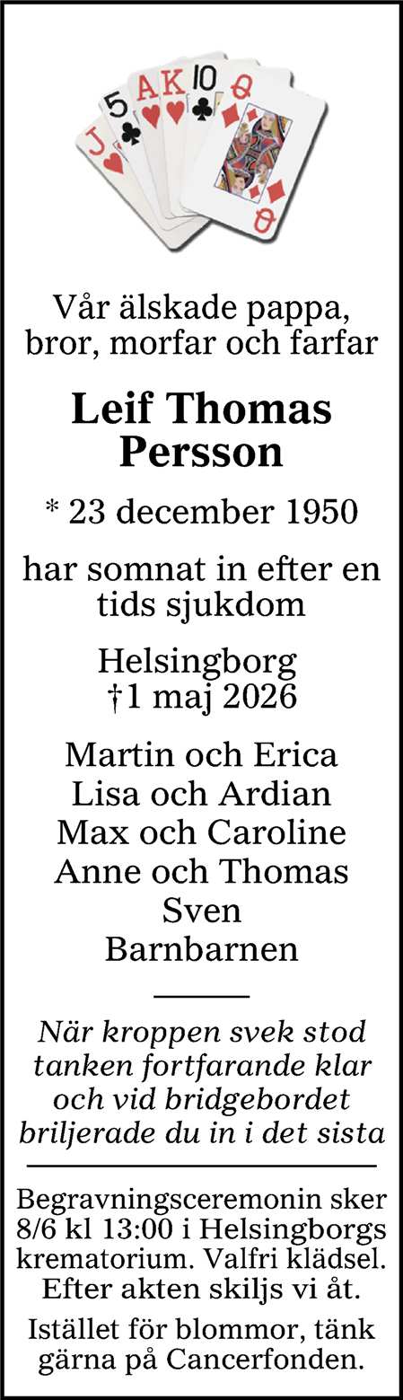 Leif Thomas Persson Helsingborg