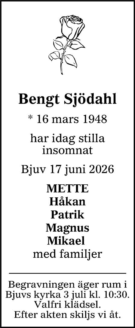 Bengt Sjödahl Bjuv